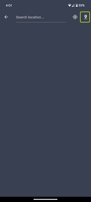 Save Manual GPS Coordinate