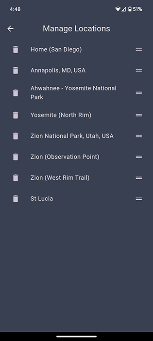 Latitude and Longitude Save